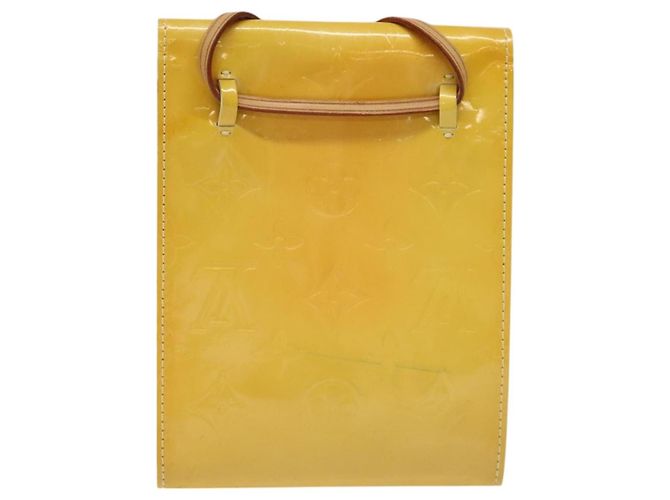 Louis Vuitton Kenmare Shoulder Patent leather Giallo - vista 2