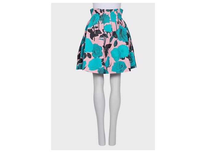 Falda Christian Dior de seda con estampado floral NWOT FR38 M Sem estrenar - vista 3