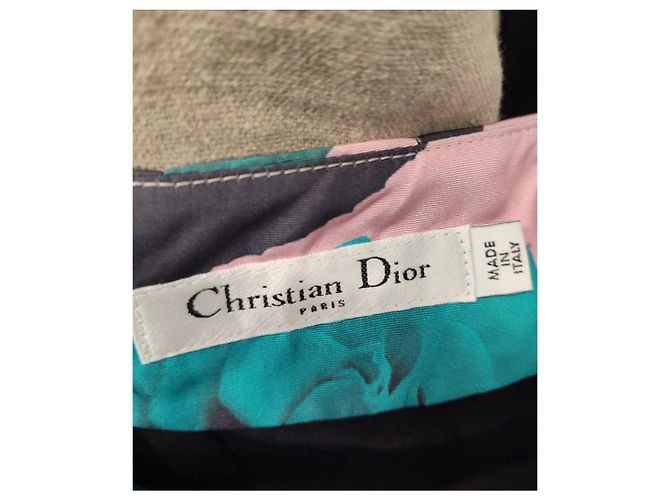 Falda Christian Dior de seda con estampado floral NWOT FR38 M Sem estrenar - vista 5