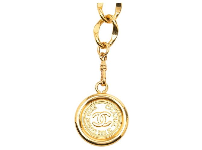 Cambon Chanel Vintage Gold Plated Chain Belt Golden - Ansicht 2