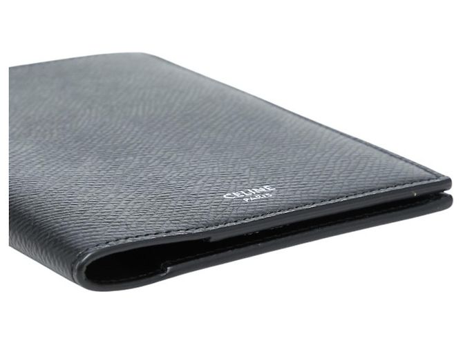 Céline Celine Black Leather Passport Cover - view 4