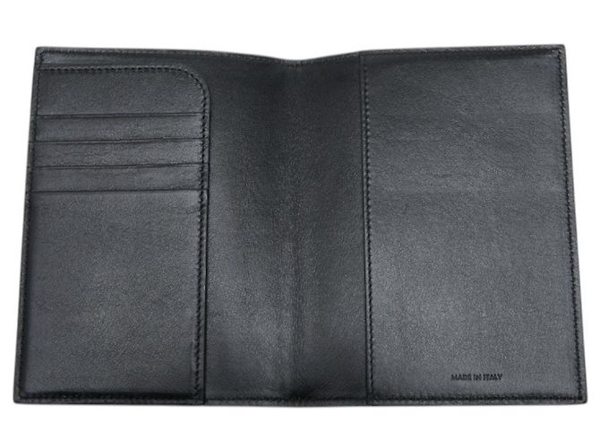 Céline Celine Black Leather Passport Cover - view 6