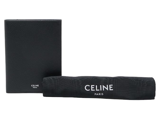 Céline Celine Black Leather Passport Cover - view 7