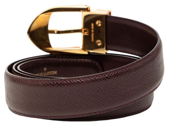 Louis Vuitton Taiga Ledergürtel Braun - Ansicht 3