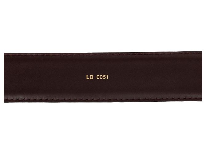 Louis Vuitton Taiga Ledergürtel Braun - Ansicht 6