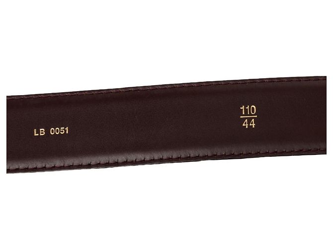 Louis Vuitton Taiga Ledergürtel Braun - Ansicht 7