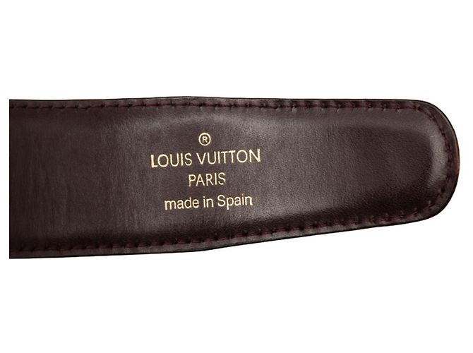 Louis Vuitton Taiga Ledergürtel Braun - Ansicht 8