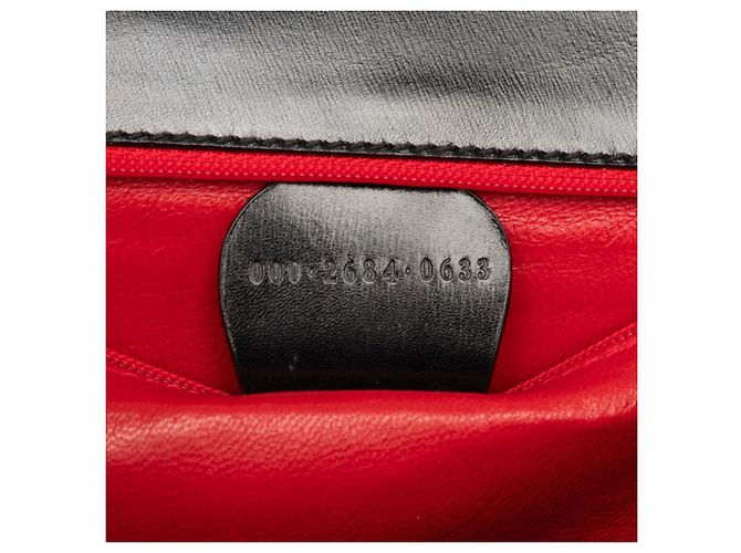Borsa a Mano Gucci Bamboo Borsa a Spalla Nero - vista 6