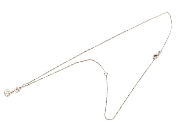 Collana Chanel Coco Mark Motif Ball Argento - vista 2