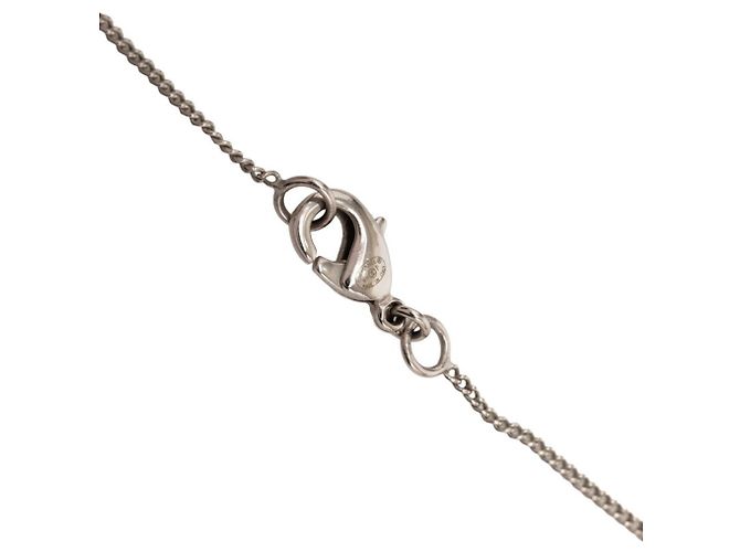 Collana Chanel Coco Mark Motif Ball Argento - vista 4