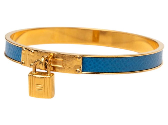 Bracciale Kelly di Hermès in blu e oro D'oro - vista 2