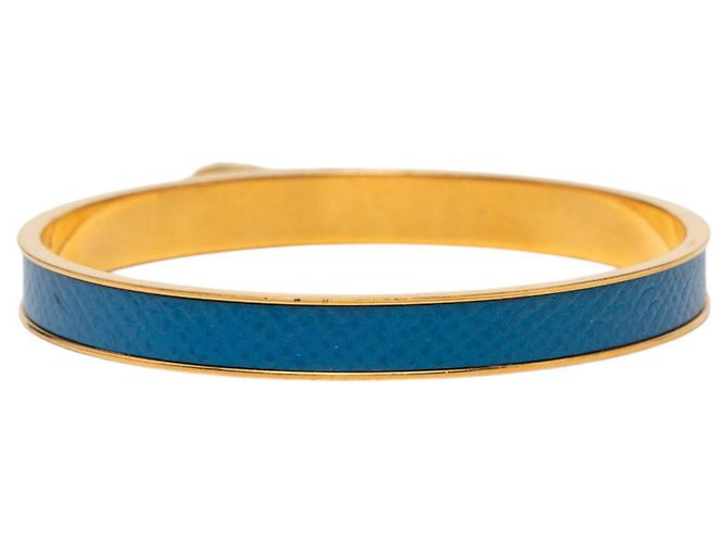 Bracciale Kelly di Hermès in blu e oro D'oro - vista 3