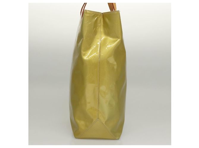 Louis Vuitton Reade Monogram Vernis MM Giallo - vista 4