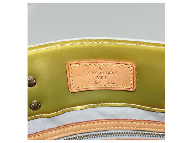 Louis Vuitton Reade Monogram Vernis MM Giallo - vista 6