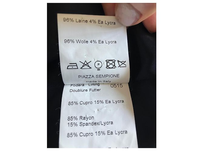 Piazza Sempione Completo Tailleur Nero Cappotto e Abito - vista 7