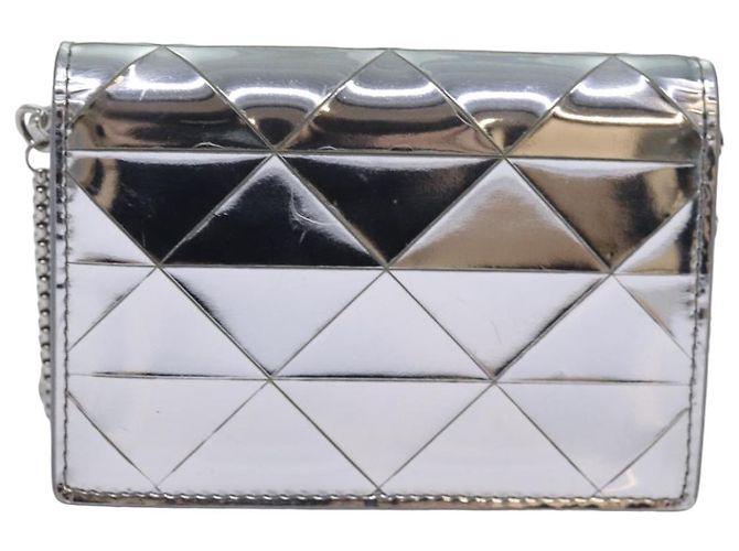 Cuero adornado con cadenas Prada Plata - vista 2
