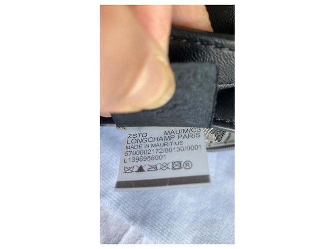 Borsa a tracolla Longchamp Cavalcade Large in pelle nera – nuovo Nero - vista 13