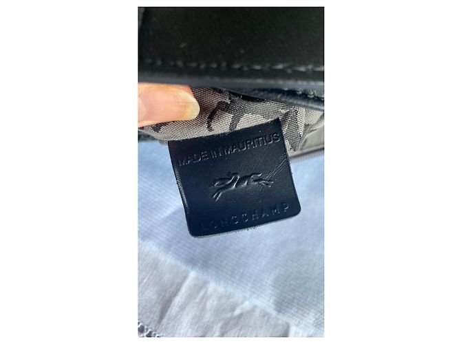 Borsa a tracolla Longchamp Cavalcade Large in pelle nera – nuovo Nero - vista 16