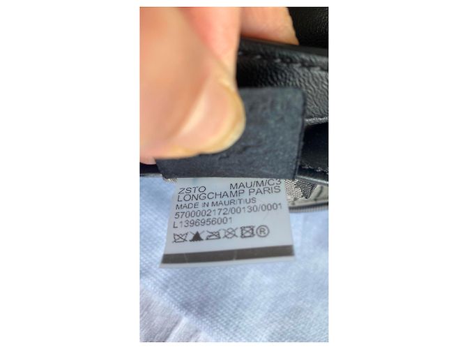 Borsa a tracolla Longchamp Cavalcade Large in pelle nera – nuovo Nero - vista 17