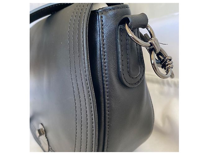 Borsa a tracolla Longchamp Cavalcade Large in pelle nera – nuovo Nero - vista 6