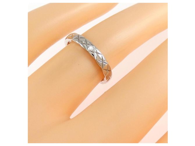 Chanel Coco Crush Ring Small in Platin mit Diamant - Ansicht 4