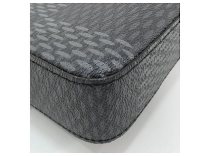 Borsa a tracolla Louis Vuitton Damier Graphite 3D Trio Damier ebene - vista 3