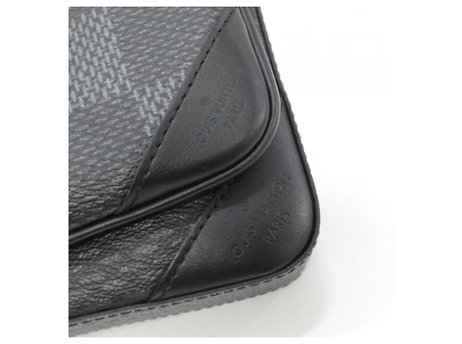 Borsa a tracolla Louis Vuitton Damier Graphite 3D Trio Damier ebene - vista 4