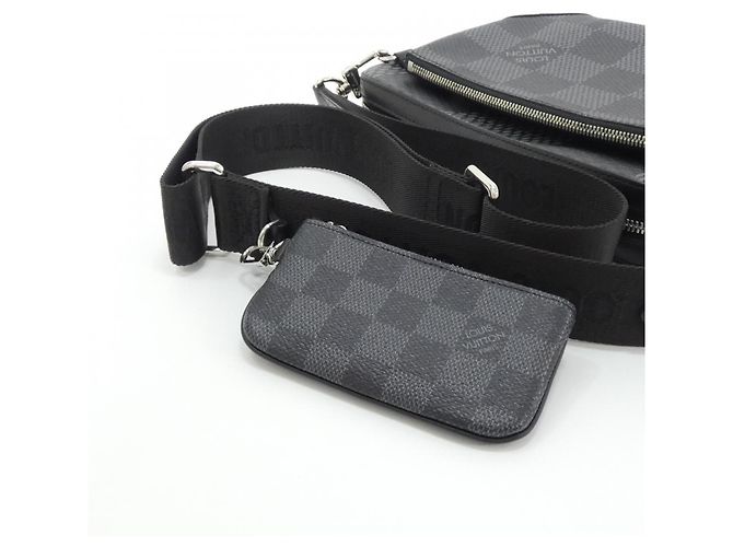 Borsa a tracolla Louis Vuitton Damier Graphite 3D Trio Damier ebene - vista 5