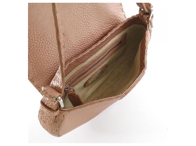 Borsa a Spalla Fendi Selleria 8BR407 NDU Rosa - vista 7