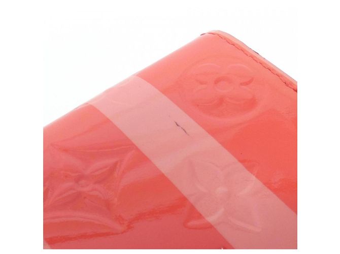 Louis Vuitton Vernis Rayures Portefeuille Sarah M58038 Cartera Naranja - vista 4