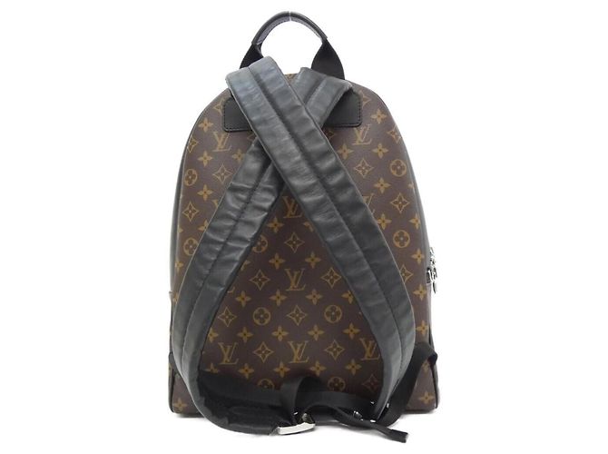 Zaino Louis Vuitton Monogram Macassar Josh M45349 Marrone - vista 2