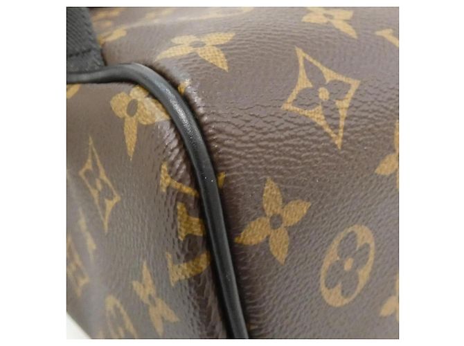 Zaino Louis Vuitton Monogram Macassar Josh M45349 Marrone - vista 3