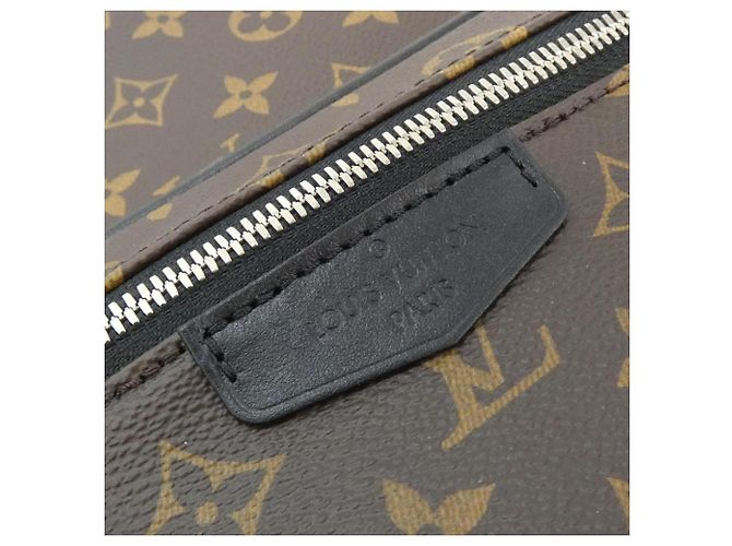 Zaino Louis Vuitton Monogram Macassar Josh M45349 Marrone - vista 5