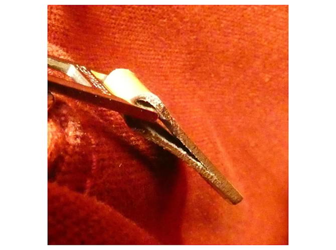 Hermès Borsa Hermes Saxo MM Arancione - vista 8