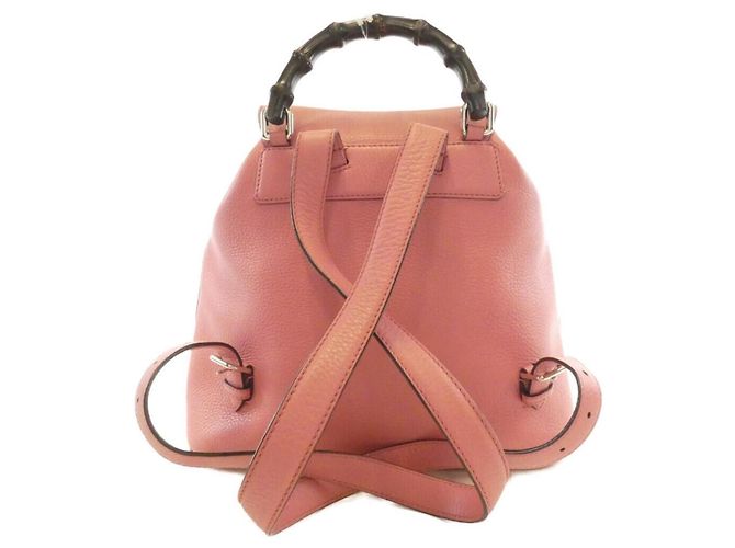 Zaino Gucci in pelle rosa - vista 2