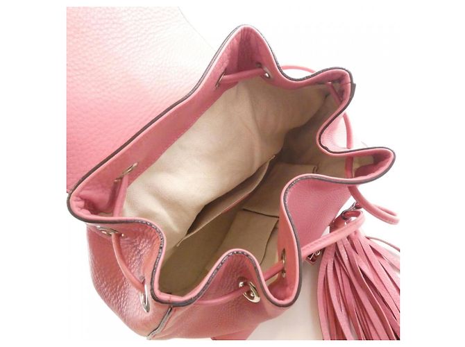 Zaino Gucci in pelle rosa - vista 7