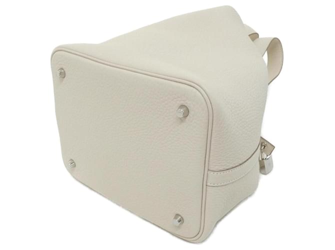 Hermès Borsa Hermes Picotin Lock MM Bianco - vista 2