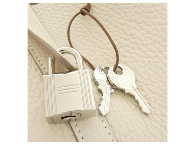 Hermès Borsa Hermes Picotin Lock MM Bianco - vista 3