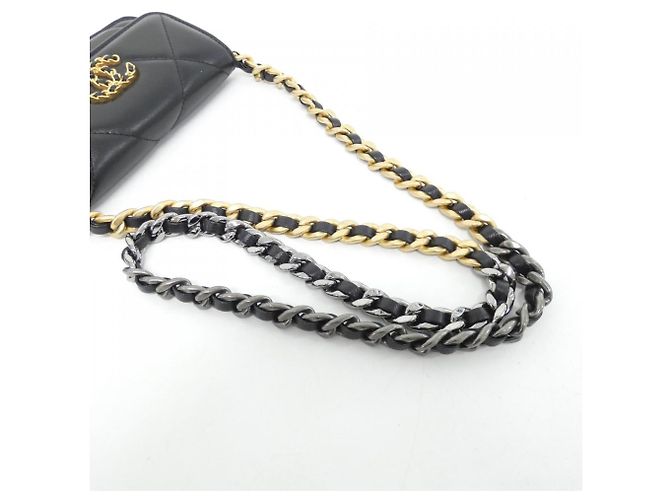 Borsa Chanel 19 Line AP2450 Nero - vista 7