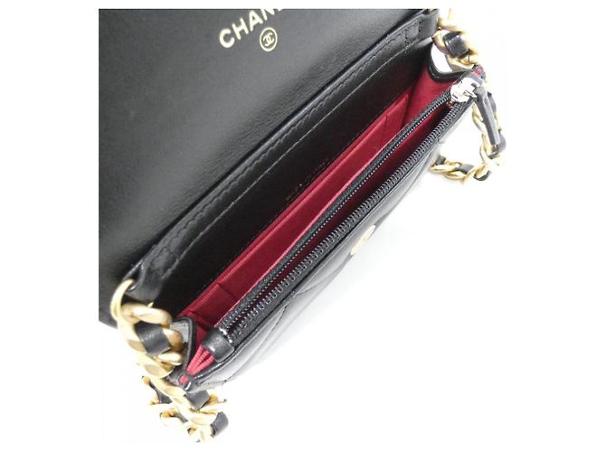 Borsa Chanel 19 Line AP2450 Nero - vista 8
