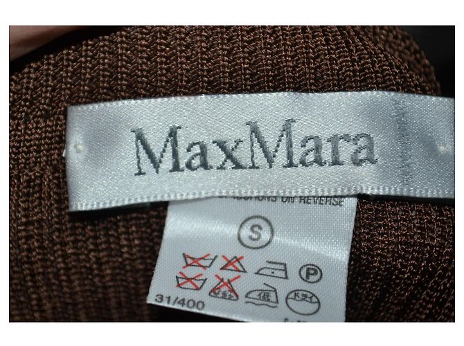 Max Mara Blumenkleid Braun Mehrfarben Lila - Ansicht 3