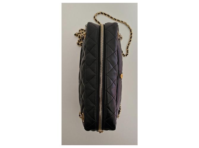 Borsa Chanel Mademoiselle Modello Giacca in Pelle Nero - vista 11