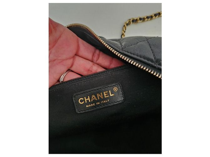 Borsa Chanel Mademoiselle Modello Giacca in Pelle Nero - vista 14
