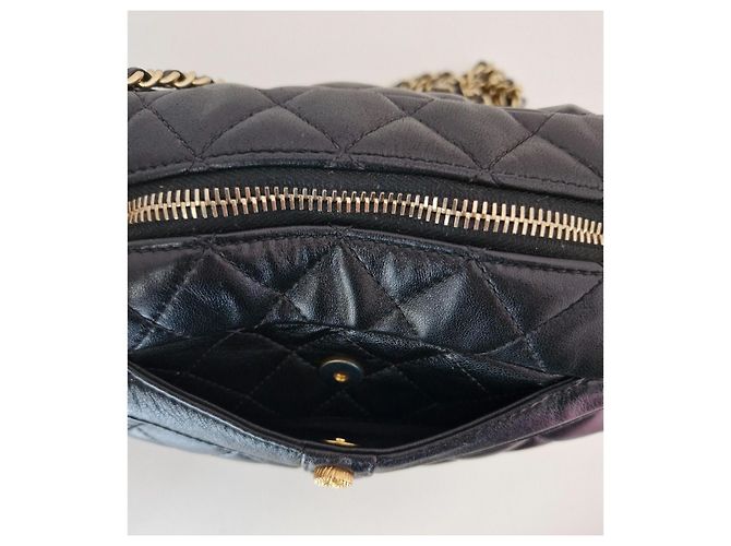 Borsa Chanel Mademoiselle Modello Giacca in Pelle Nero - vista 16