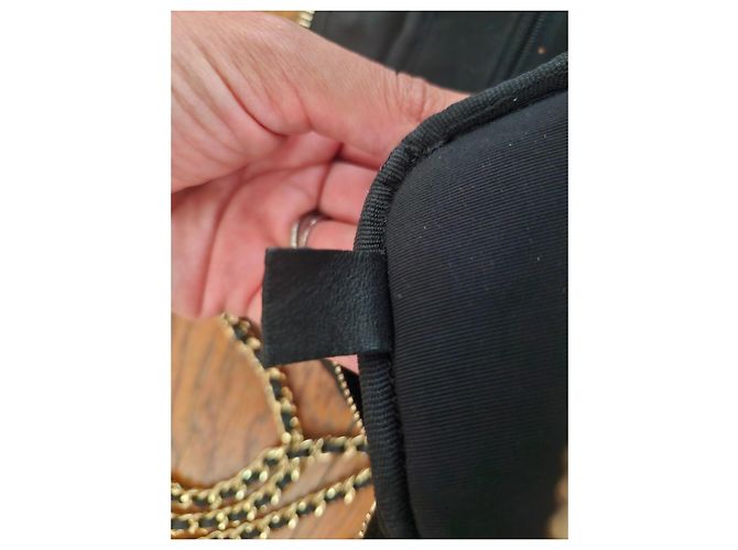Borsa Chanel Mademoiselle Modello Giacca in Pelle Nero - vista 18