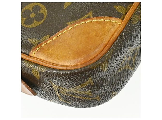Pochette Louis Vuitton Marly Dragonne Monogram Canvas PM Marron - vue 7
