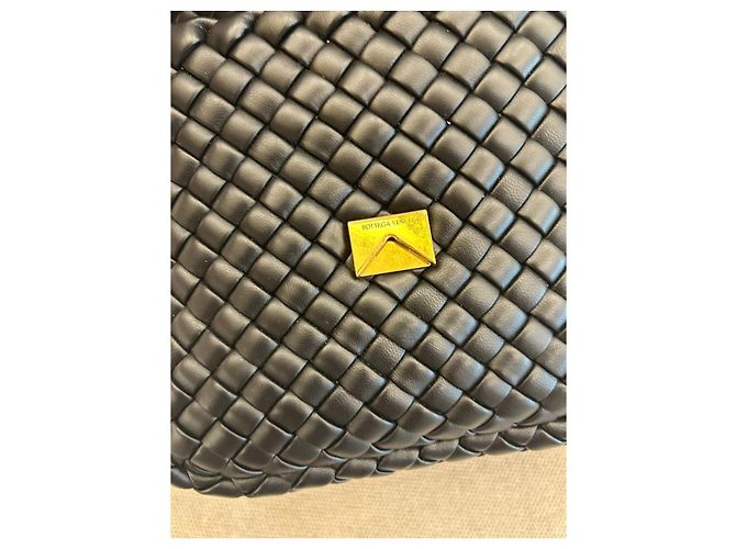 Bottega Veneta Cobble Intrecciato Borsa a tracolla - Nero - vista 10