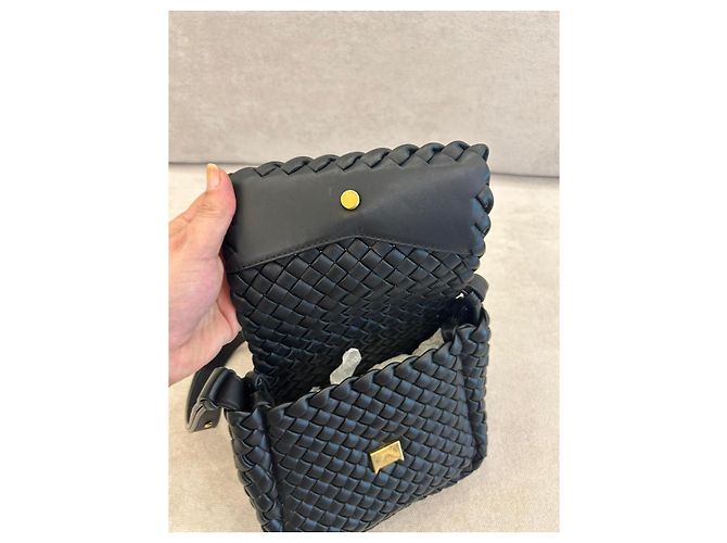 Bottega Veneta Cobble Intrecciato Borsa a tracolla - Nero - vista 11