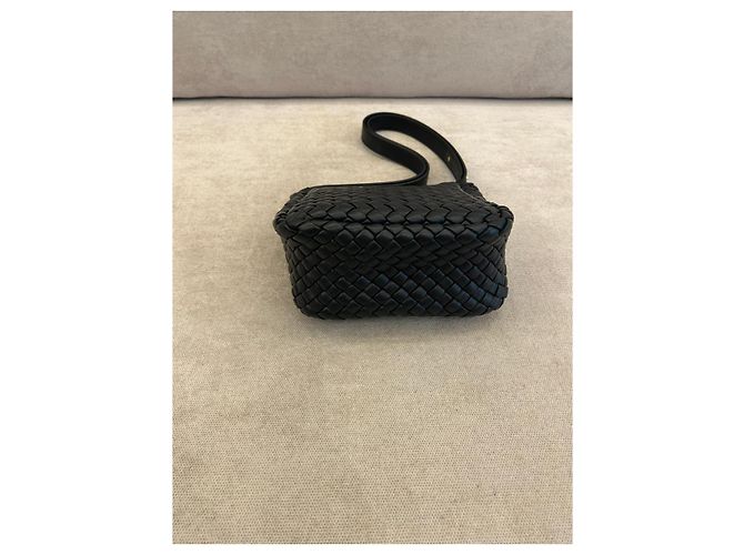 Bottega Veneta Cobble Intrecciato Borsa a tracolla - Nero - vista 6