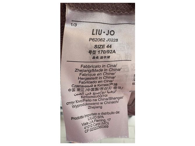 Liu.Jo Liu Jo Viskosekleid in Taupe mit Strass - Ansicht 6